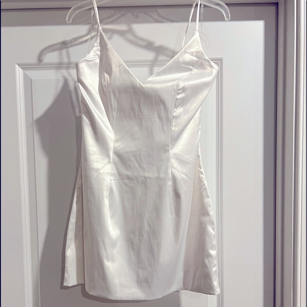 Little white dress.